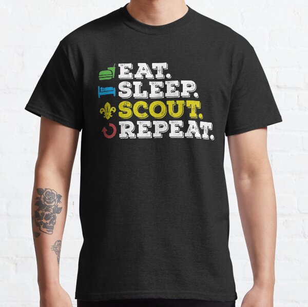 Eat Sleep Scout Repeat Classic T-Shirt