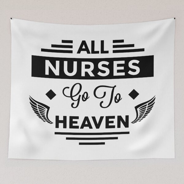 Item preview, All Nurses Go To Heaven designed and sold by TheArtism.