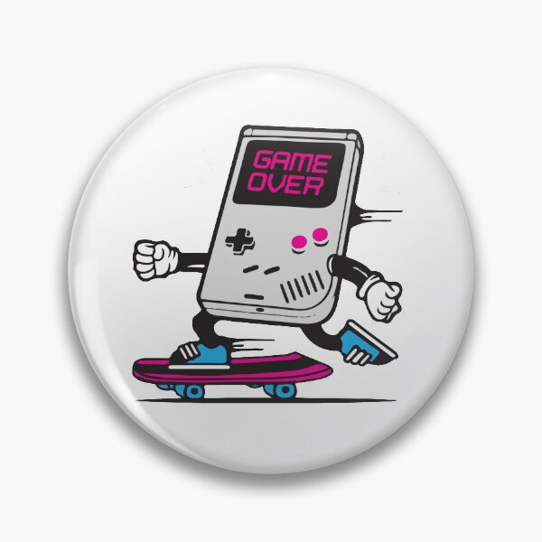 Aperçu de l'œuvre Game over dans les jeux vidéo, jeu vidéo, game over, jeu vidéo rétro créée et vendue par Shopwick.