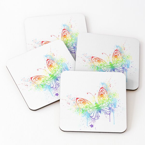 Item preview, Cute, artistic, colorful butterfly with simple design on fashion designed and sold by corner-shop.