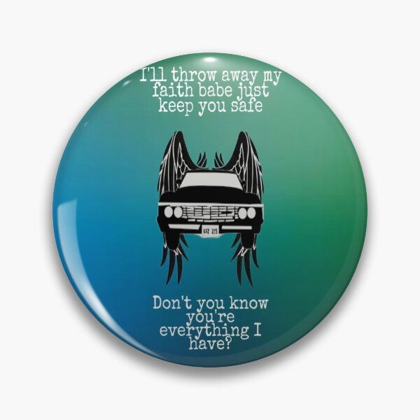 Item preview, Angel with a shotgun lyrics destiel impala  designed and sold by Imperioimpala.