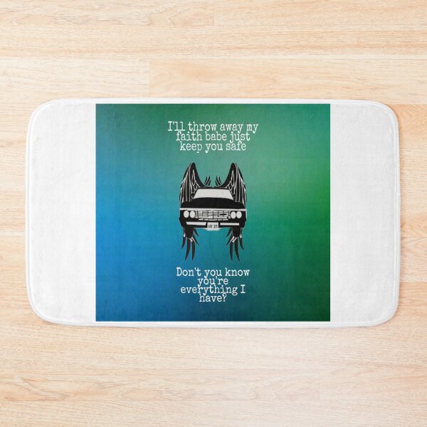 Item preview, Angel with a shotgun lyrics destiel impala  designed and sold by Imperioimpala.