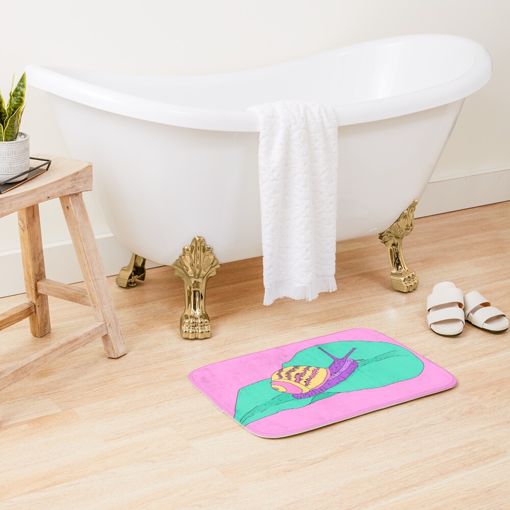 Kawaii Snail Bath Mat