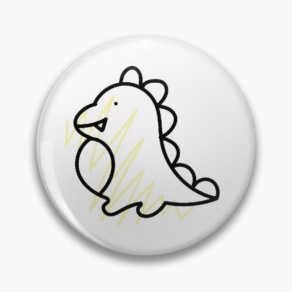 Item preview,  Yellow Squiggly Dinosaur designed and sold by trinhvchristine.