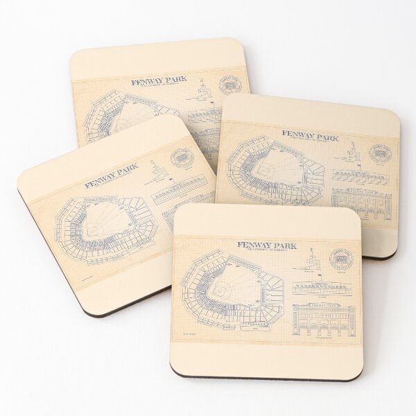 Item preview, Fenway Park. The Cathedral of Baseball (Old Blue Grid) designed and sold by BGALAXY.