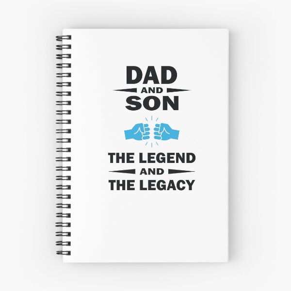 Item preview, DAD AND SON THE LEGEND AND THE LEGACY Funny Father's Day designed and sold by thehafdesigner.