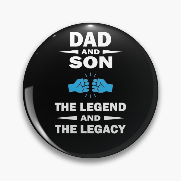 Item preview, DAD AND SON THE LEGEND AND THE LEGACY Funny Father's Day designed and sold by thehafdesigner.
