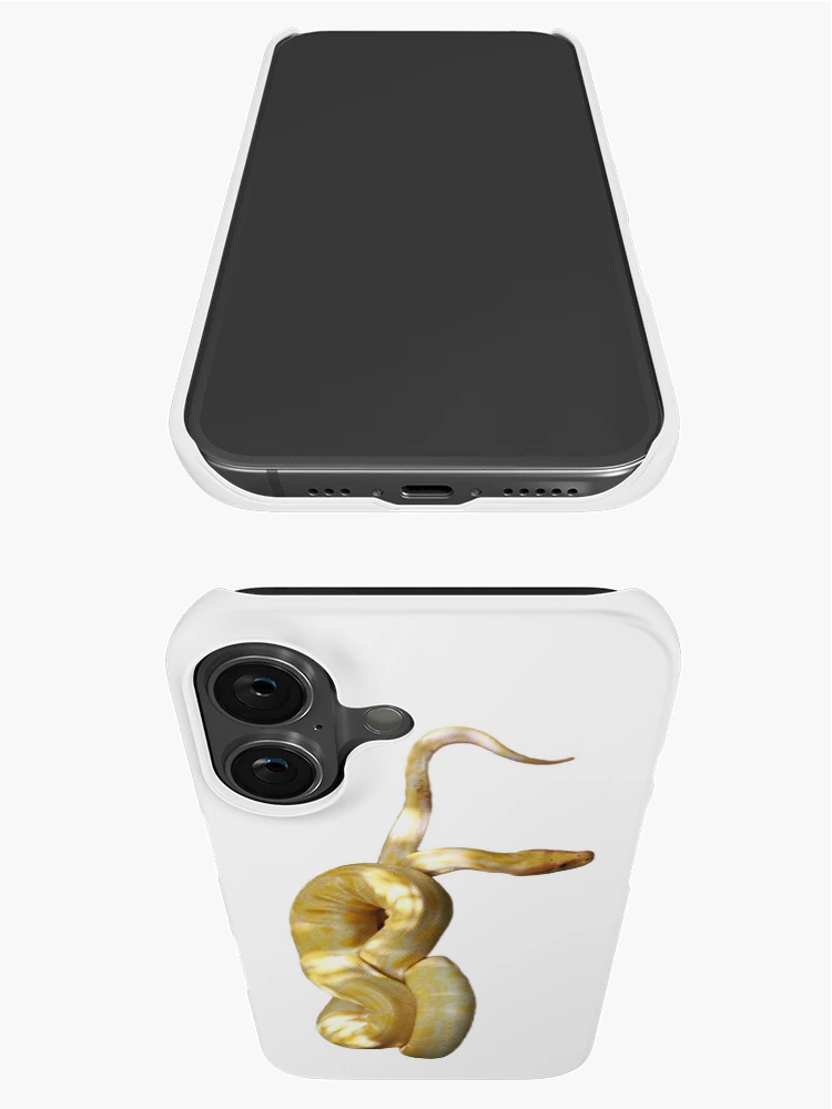 Thumbnail 3 of 4, iPhone Case, Yellow Python designed and sold by kmatm.