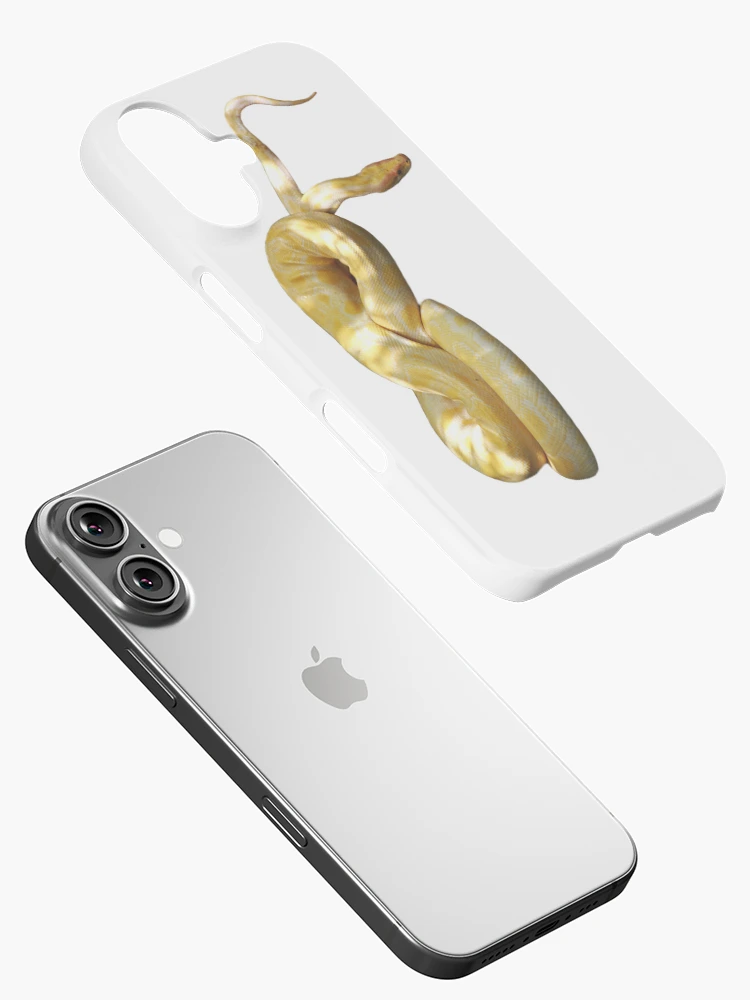 Thumbnail 2 of 4, iPhone Case, Yellow Python designed and sold by kmatm.