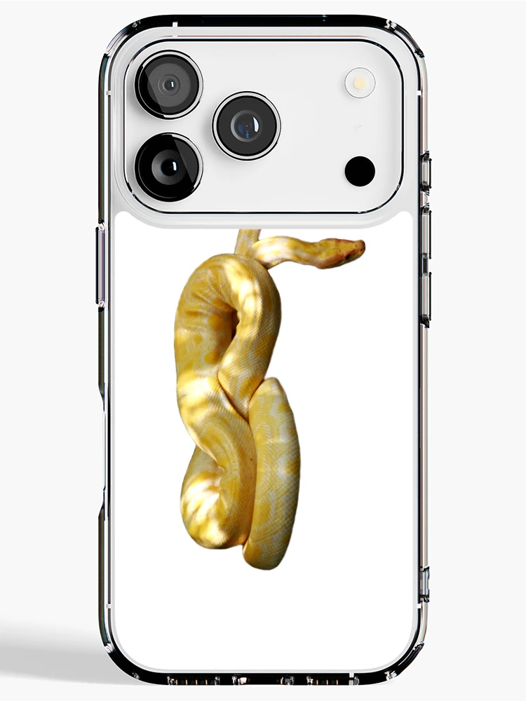 Thumbnail 1 of 5, iPhone Case, Yellow Python designed and sold by kmatm.