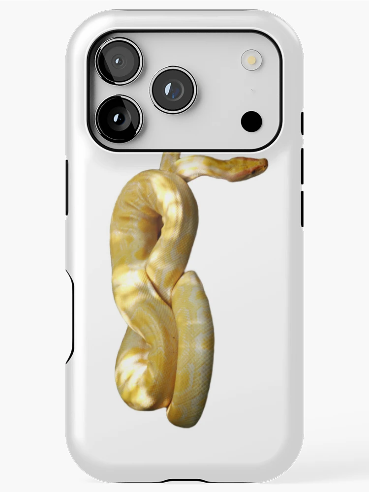 Thumbnail 1 of 4, iPhone Case, Yellow Python designed and sold by kmatm.