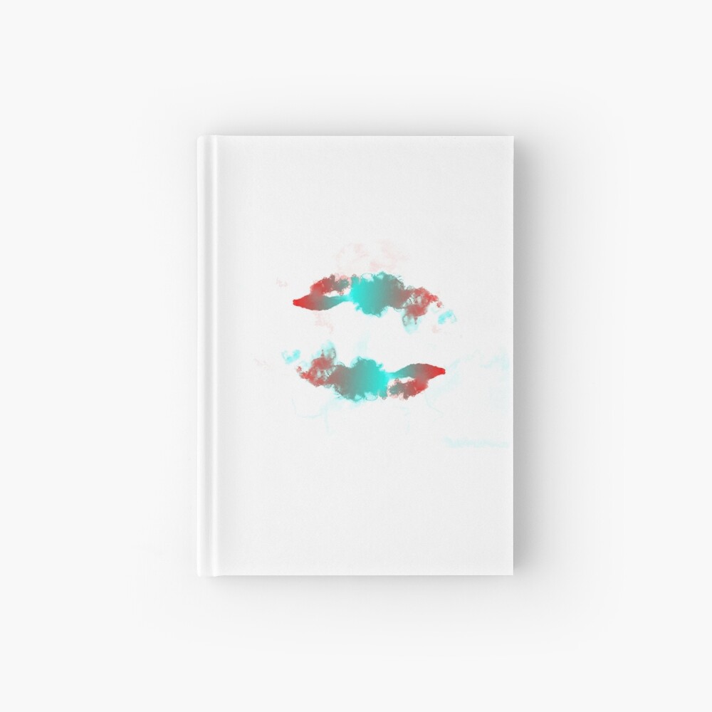 Pisces Betta Fish Watercolor Abstract Hardcover Journal