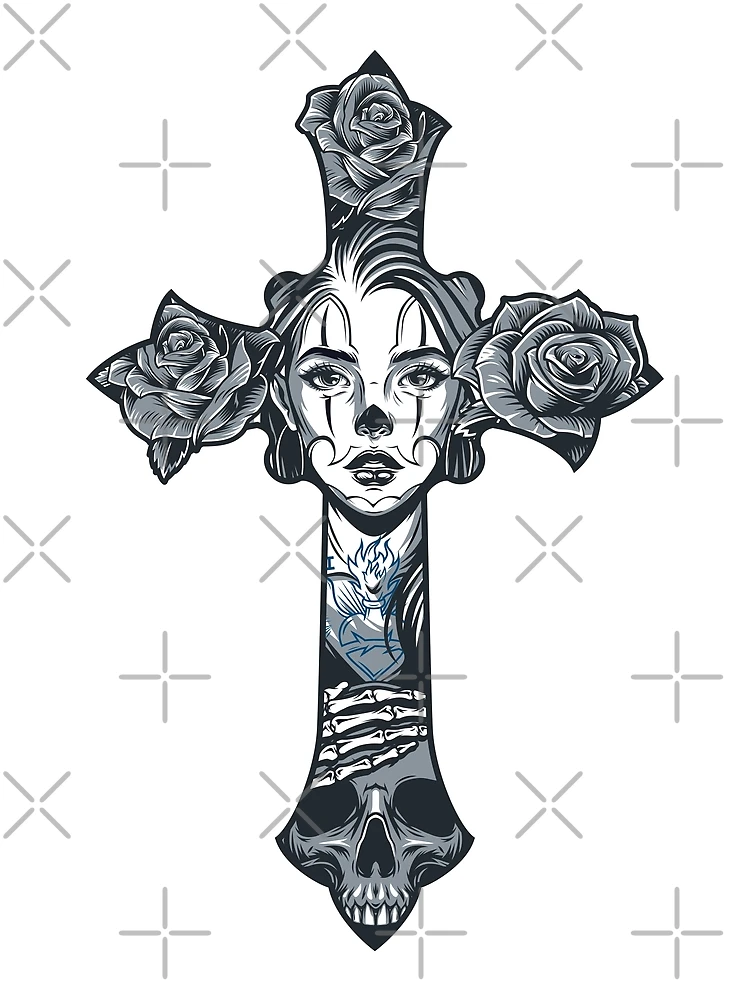 Engrave The Cross Ⅷ GKT scarf Cyber Sigilsm Cross