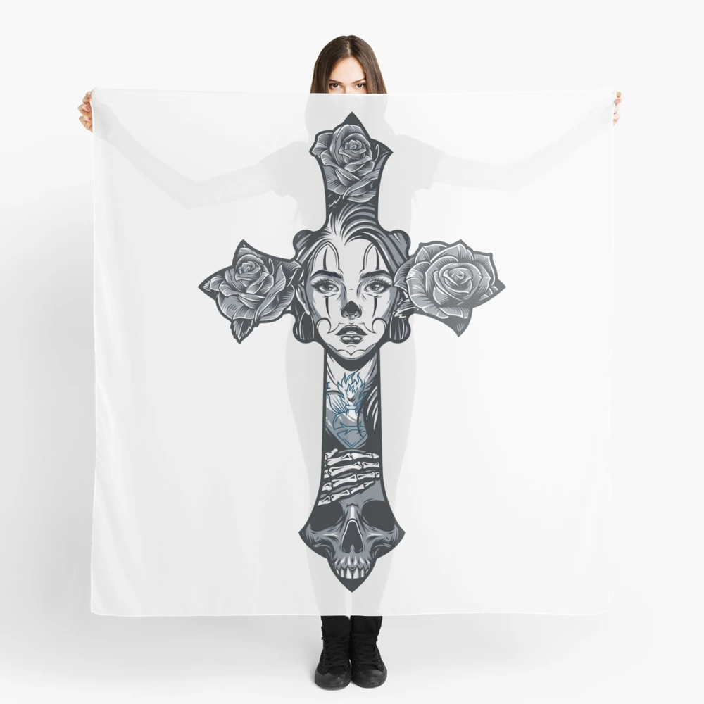 Engrave The Cross Ⅷ GKT scarf scarf,x1050-pad,1000x1000,