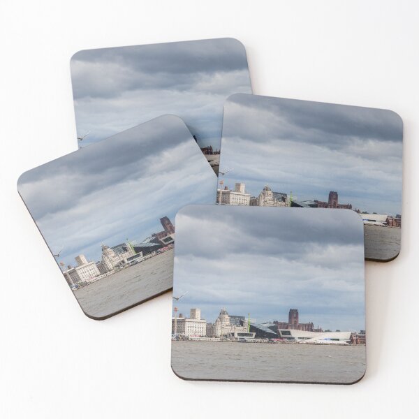 Item preview, Liverpool waterfront under a stormy sky designed and sold by wellsie82.