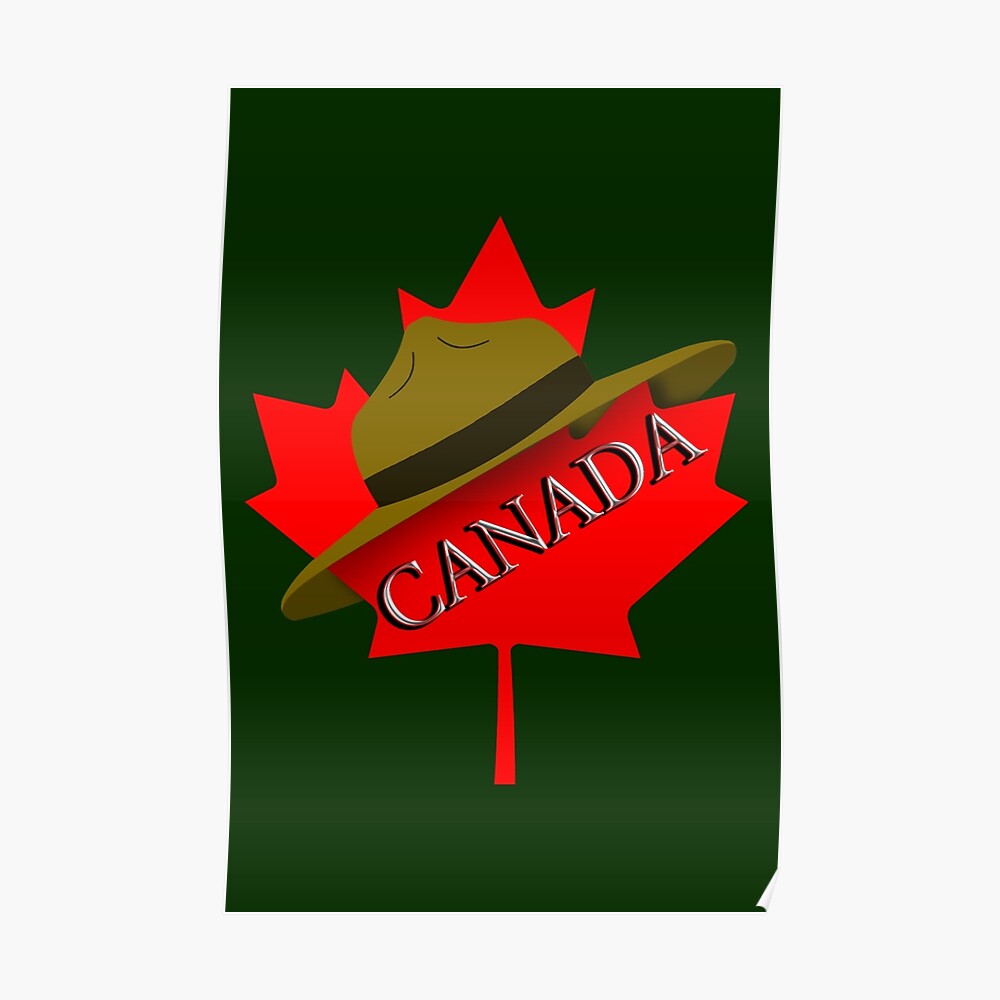 Canada Mountie Hat Sticker for Sale by Gravityx9