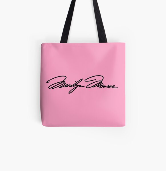 Marilyn Monroe autograph All Over Print Tote Bag