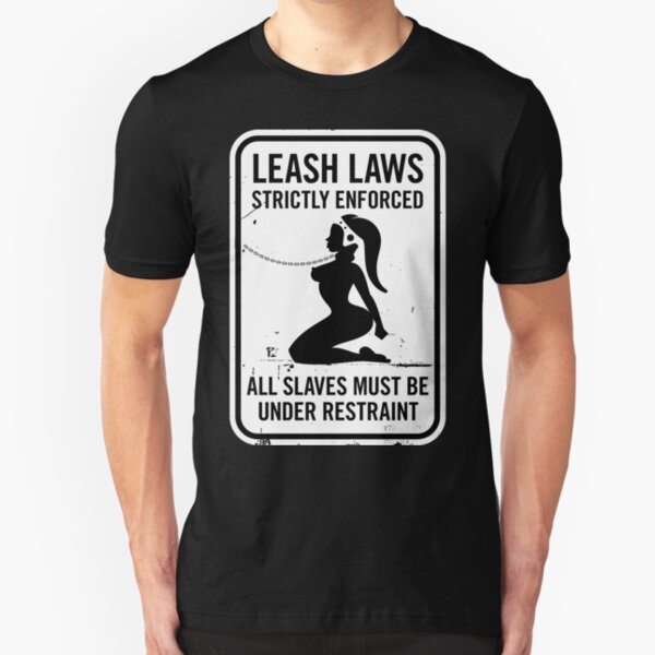 Leash Laws Strictly Enforced - twi'lek version Slim Fit T-Shirt