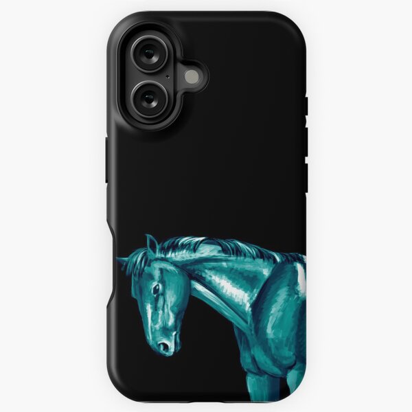 Aperçu de l'œuvre Cheval cyan [Cheval] créée et vendue par ScotisFr.