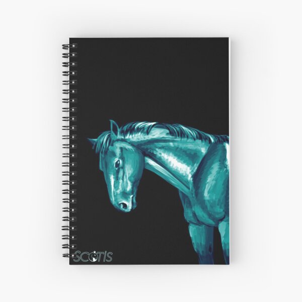 Aperçu de l'œuvre Cheval cyan [Cheval] créée et vendue par ScotisFr.