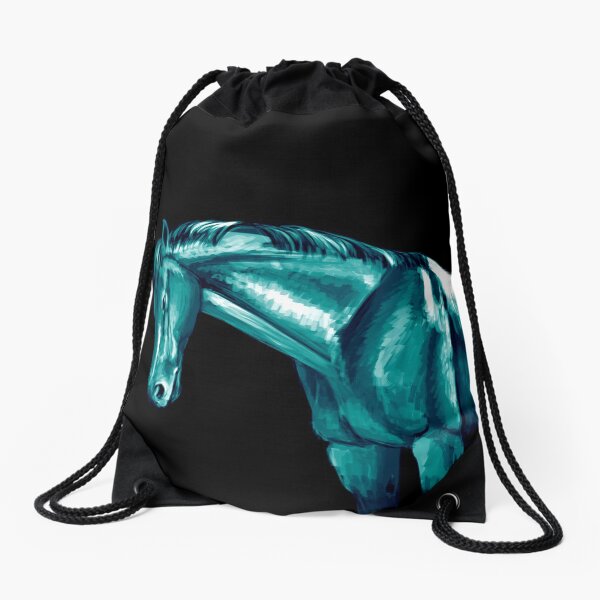 Aperçu de l'œuvre Cheval cyan [Cheval] créée et vendue par ScotisFr.