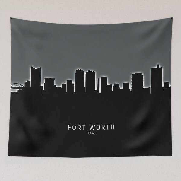 Item preview, Fort Worth Texas Skyline designed and sold by ArtPrints.