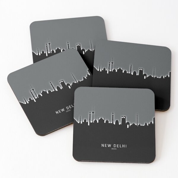 Item preview, New Delhi India Skyline designed and sold by ArtPrints.