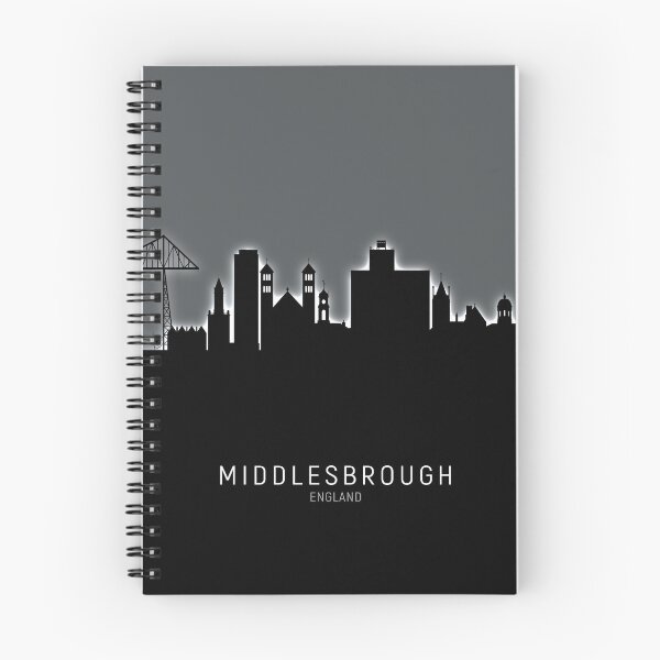 Item preview, Middlesbrough England Skyline designed and sold by ArtPrints.