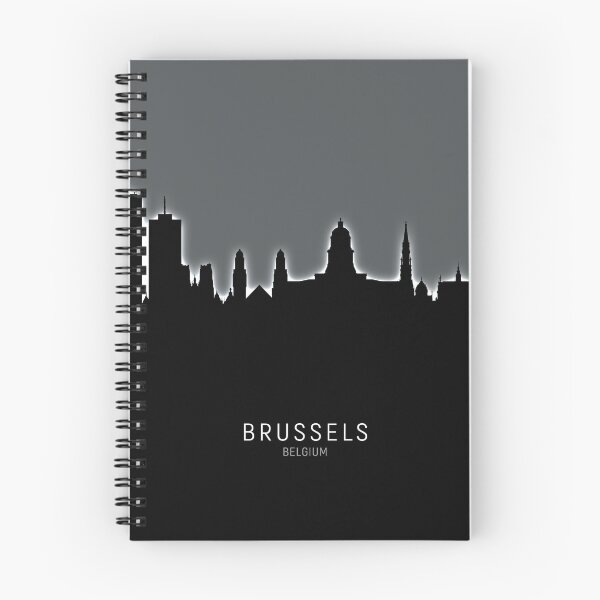 Item preview, Brussels Belgium Skyline designed and sold by ArtPrints.