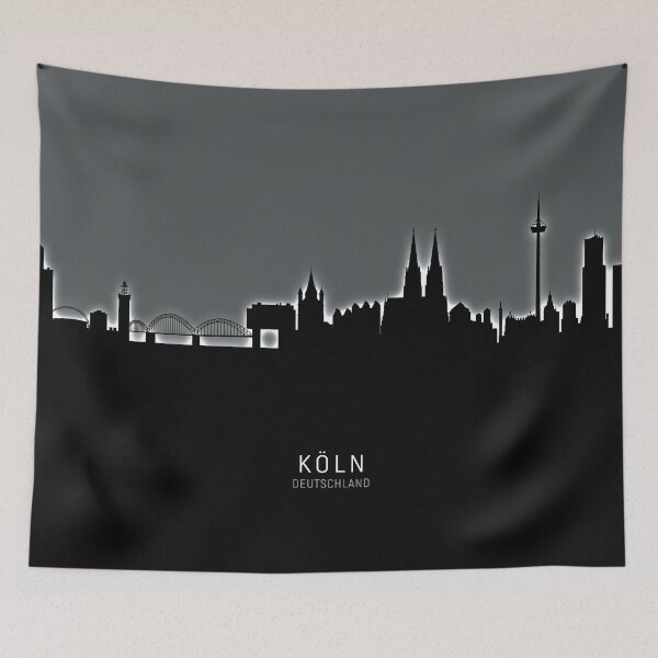 Item preview, Cologne Germany Skyline designed and sold by ArtPrints.