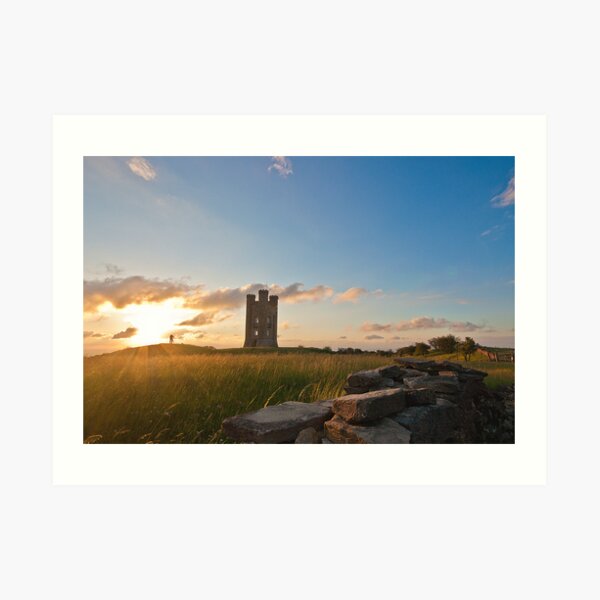 Cotswold Sunset Art Print