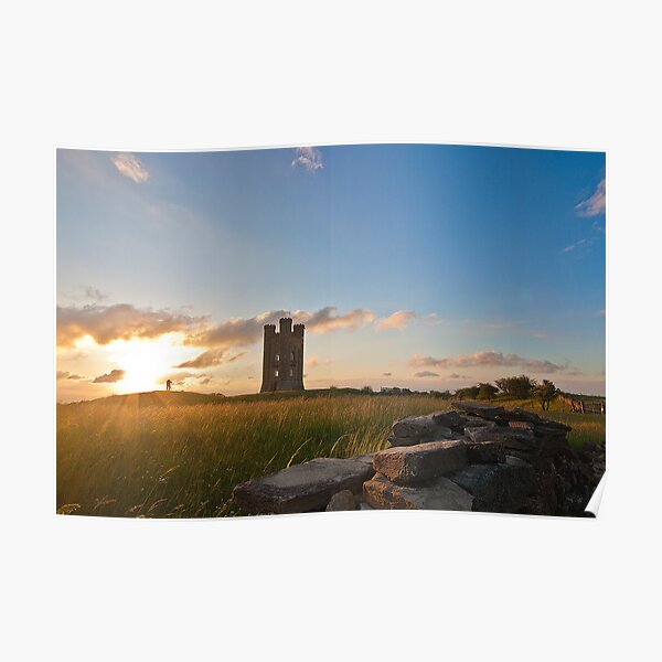 Cotswold Sunset Poster