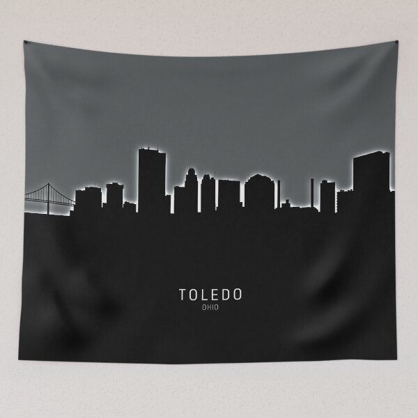 Item preview, Toledo Ohio Skyline designed and sold by ArtPrints.