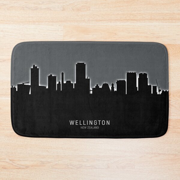 Item preview, Wellington New Zealand Skyline designed and sold by ArtPrints.