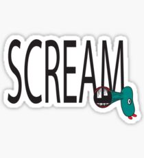 SCREAMING MONSTER Sticker
