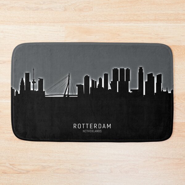 Item preview, Rotterdam The Netherlands Skyline designed and sold by ArtPrints.