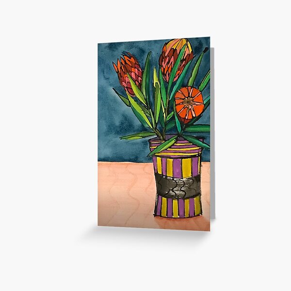 Protea Greeting Card