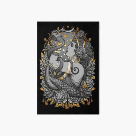 Tribal Belly Dancer Witch Art Board Print