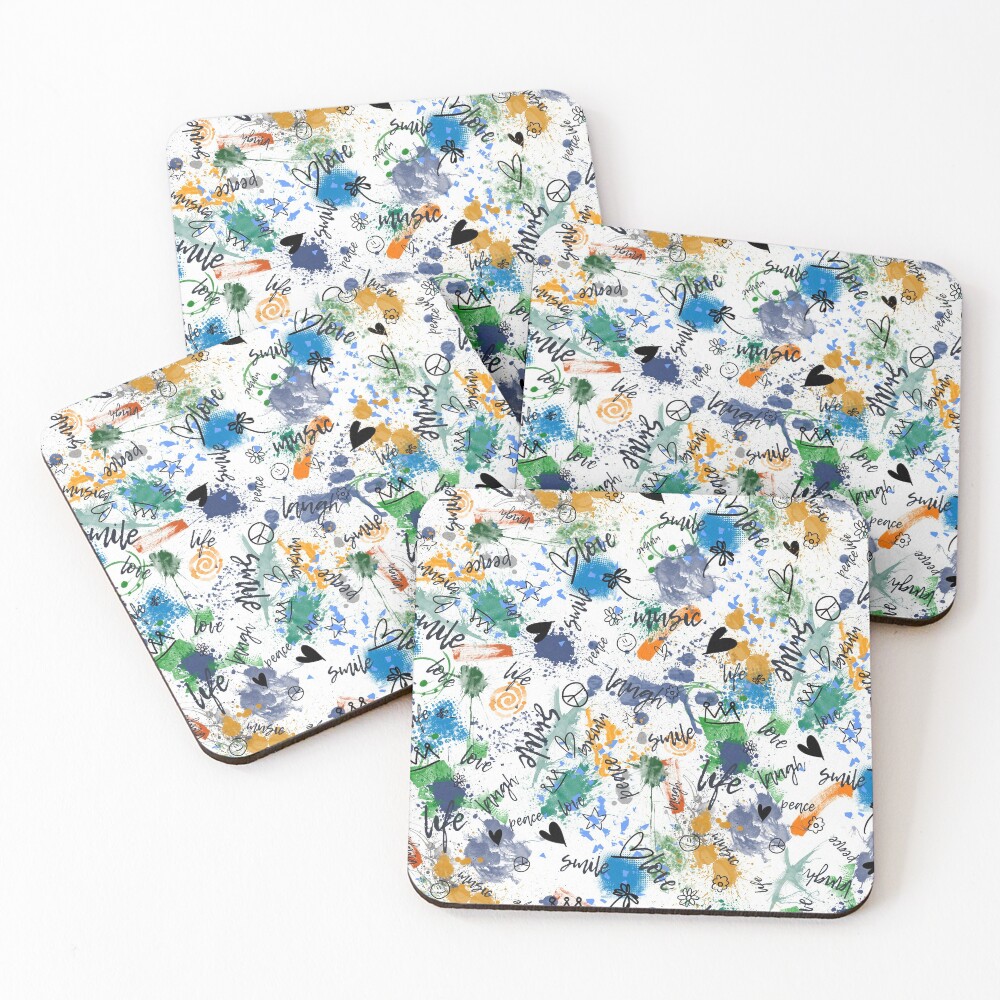 Item preview, Coasters (Set of 4) designed and sold by ColorHurricane.