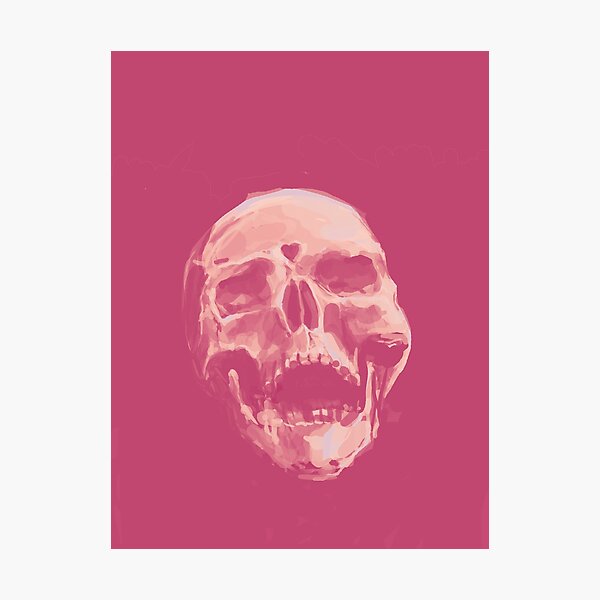 'not a laughing matter' pastel edit Photographic Print