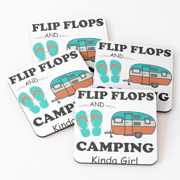 Item preview, i'M A Flip Flops and camping kinda girl designed and sold by RaulDunn.