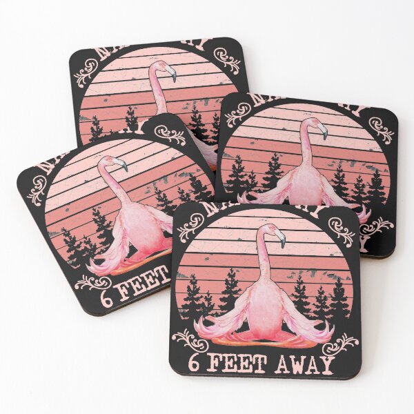 Item preview, Namast''ay 6 Feet Away Flamingo Yoga designed and sold by FoaienduFoakiIi.
