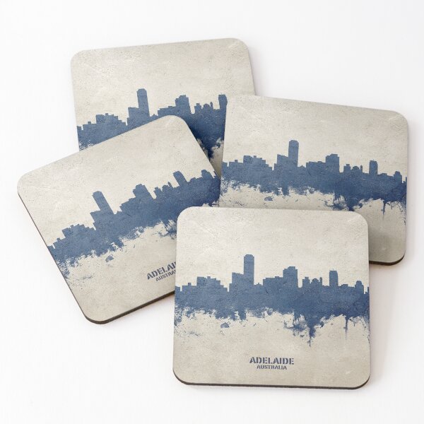 Item preview, Adelaide Australia Skyline designed and sold by ArtPrints.