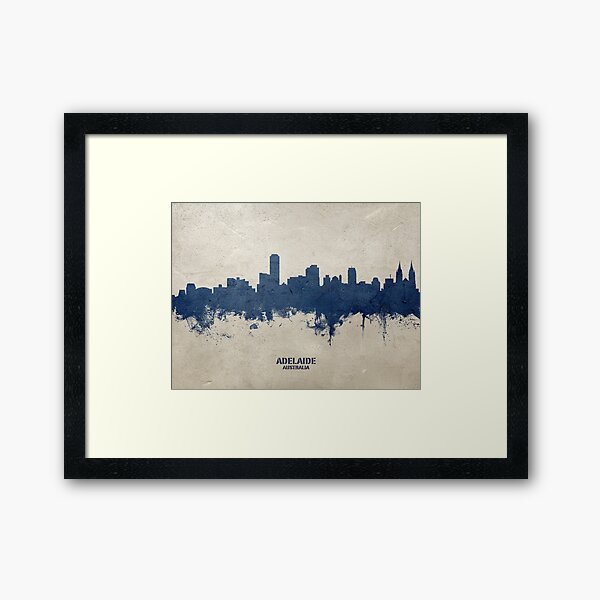 Item preview, Adelaide Australia Skyline designed and sold by ArtPrints.
