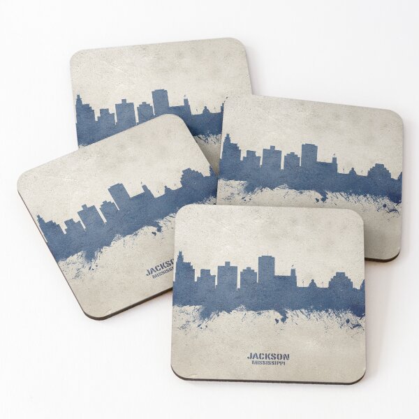 Item preview, Jackson Mississippi Skyline designed and sold by ArtPrints.