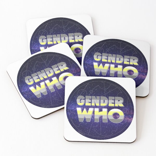 Item preview, Gender Who - Deminonbinary (blue) designed and sold by gallifreystede.
