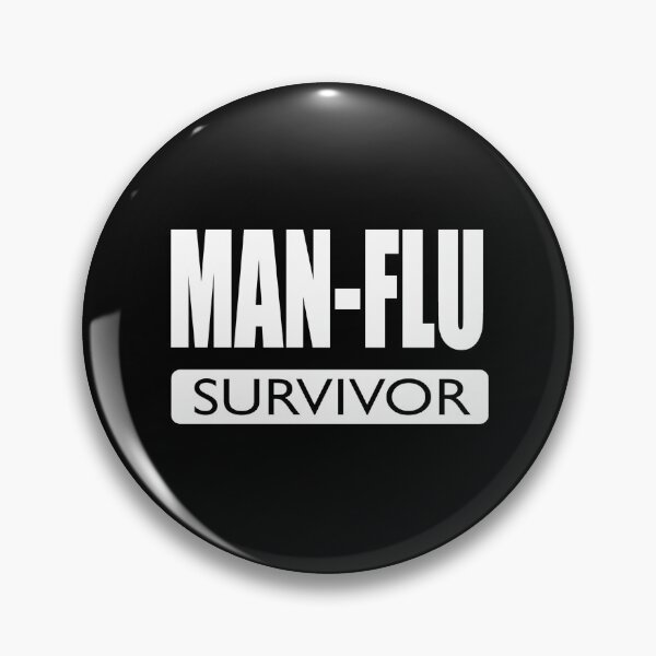 Item preview, Man flu survivor - funny design for brave men designed and sold by headpossum.