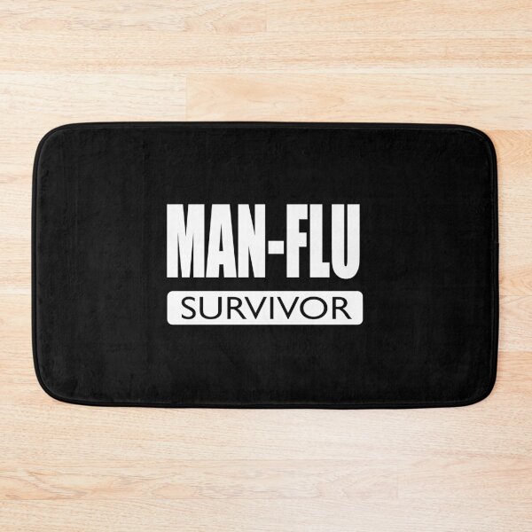 Item preview, Man flu survivor - funny design for brave men designed and sold by headpossum.