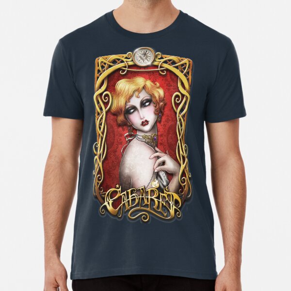 Item preview, CABARET cover - Art Nouveau framed Pin up designed and sold by medusadollmaker.