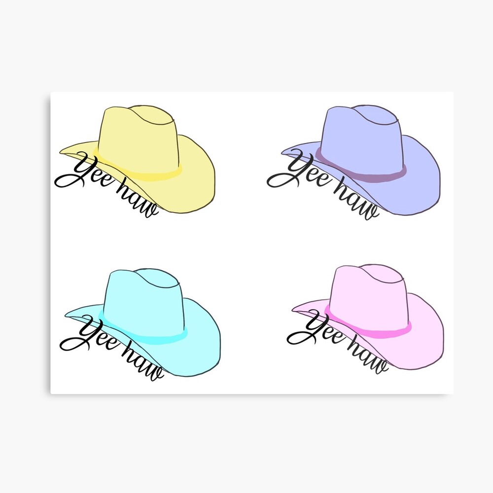 Yee haw~ Cowboy hat  Greeting Card for Sale by ashlyngawel